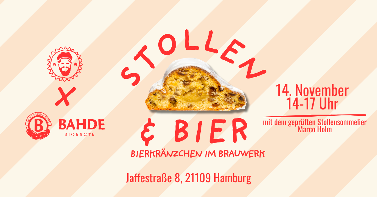 Stollen und Bier Tasting