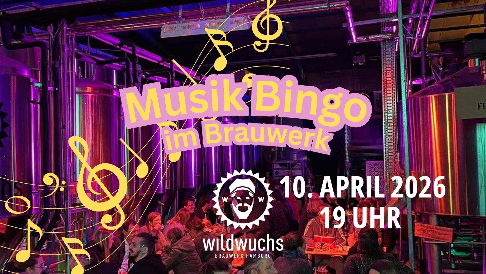 Musik Bingo im Wildwuchs